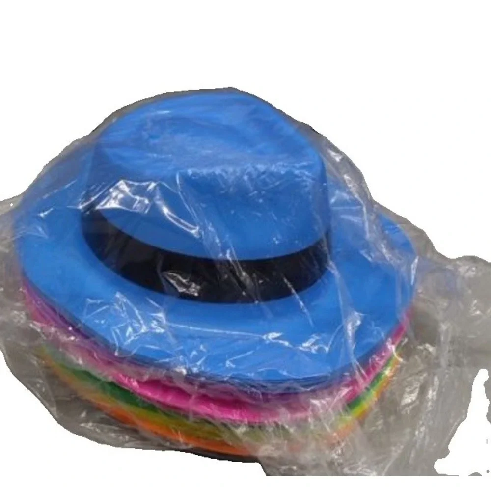 (20)45Pieces Neon  Hats - Bright Dress Hats for Birthday Photo Booth Party